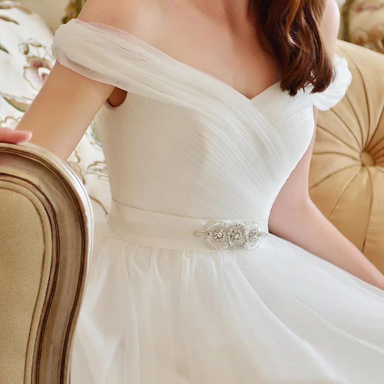 Свадебные платья - железнодорожной линии милая бисером лиф весна лето свадебные