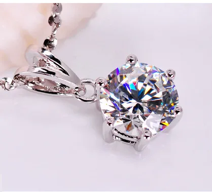Love is Long 2CTW 8 мм G H Moissanite Бриллиантовая подвеска тест положительная гарантия