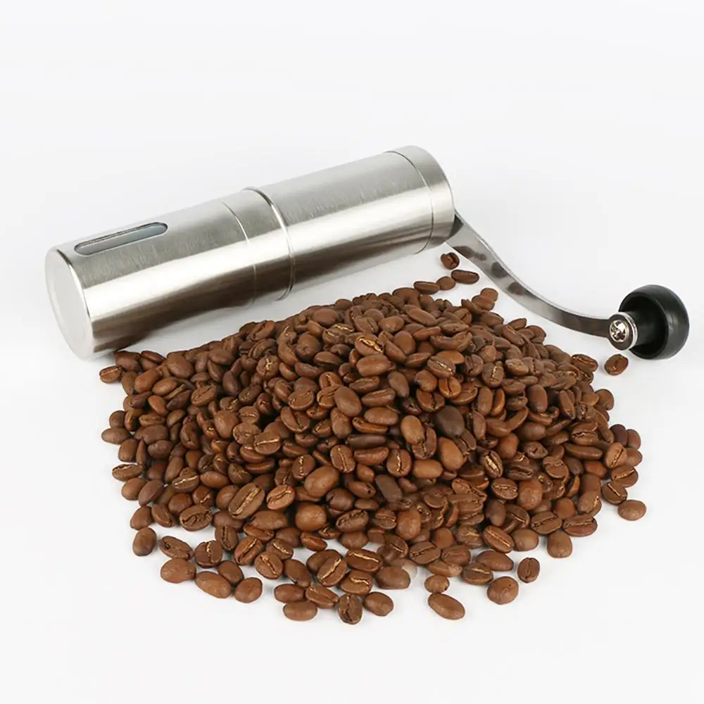 

Ручная кофемолка из нержавеющей стали толщина Кофемолки может регулироваться прочный удобный портативный кухонный инструмент
