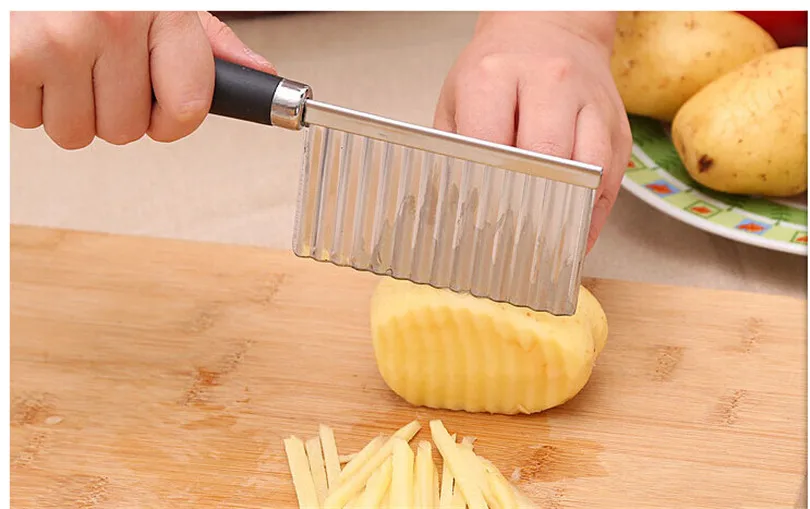 1 шт. резак для картофеля волнистый режущий инструмент кухонный гаджет из