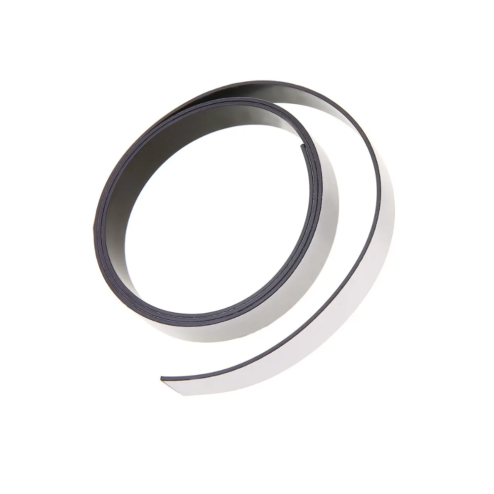 1 м самоклеящаяся магнитная полоса резиновая Гибкая лента для творчества ширина