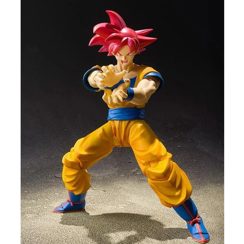 Dragon Ball Z Супер Саян Гоку суставов Статуэтка аниме из поливинилхлорида Новая