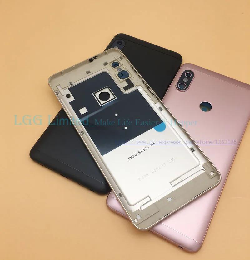 Оригинальный чехол для аккумулятора Xiaomi Redmi Note 5 Pro металлическая задняя крышка