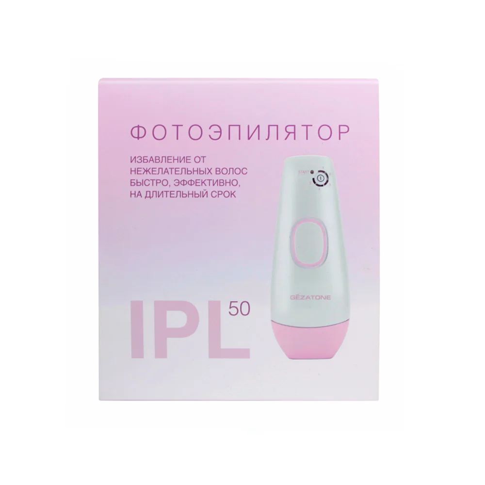 Фотоэпилятор Gezatone IPL 50 для удаления нежелательных волос в домашних условиях с