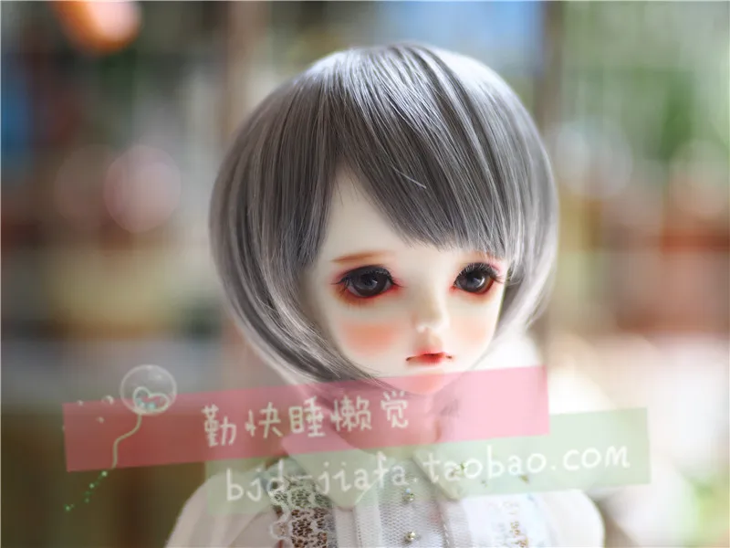 Парик для куклы BJD/SD дядя/девочка Малыш GM Liu Hai серебряные короткие волосы