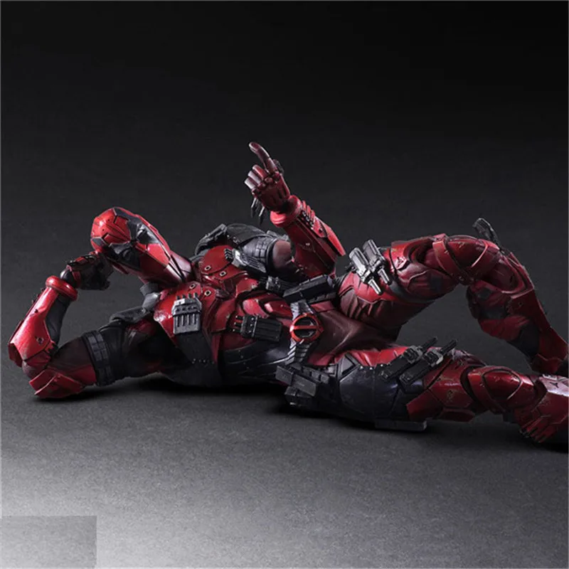 PLAY ARTS 26 см Western Animiation Super Hero Deadpool оригинальные шарниры подвижные ПВХ Фигурки