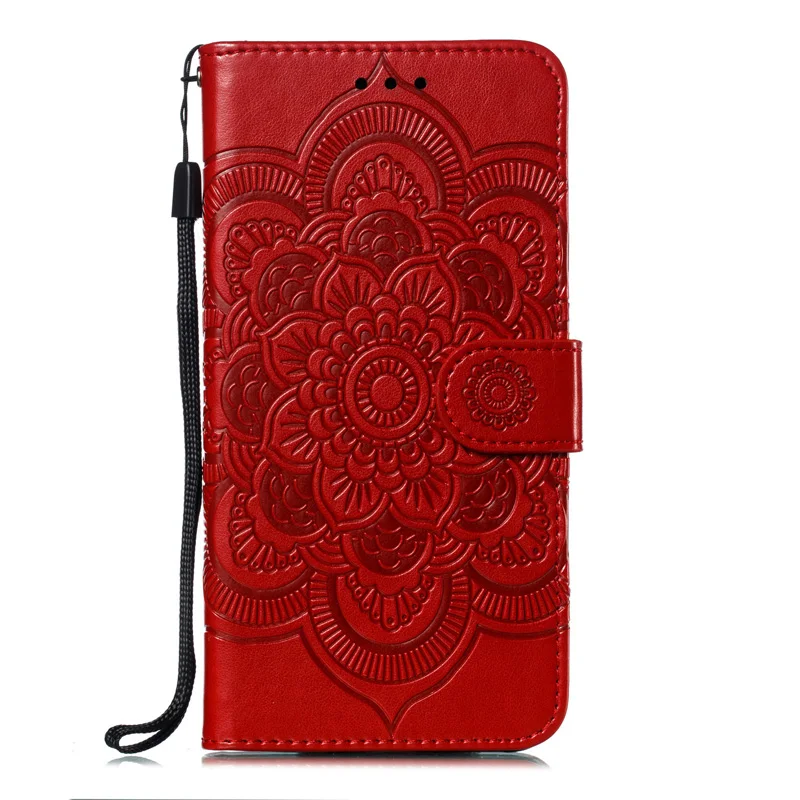 Красный Роскошные 3D флип раскладный кожаный чехол для телефона сумка для samsung A10 A50 A40 A20 A30 A20E A2CORE A70 A5 A8 A7 A6 плюс A9 A9S A8S - Цвет: Красный