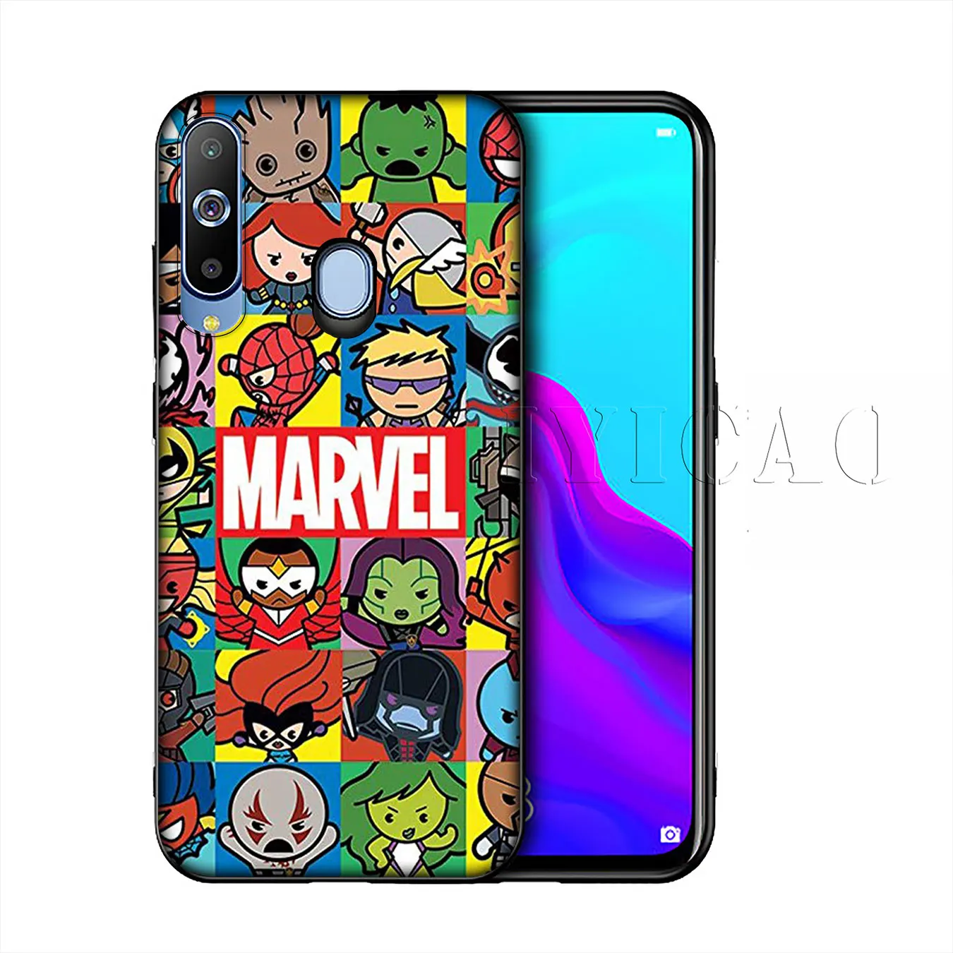Iyicao Marvel Comics &quotМягкий силиконовый чехол для samsung Galaxy A10 A30 A40 A50 A70 M10 M20 M30 крышка |