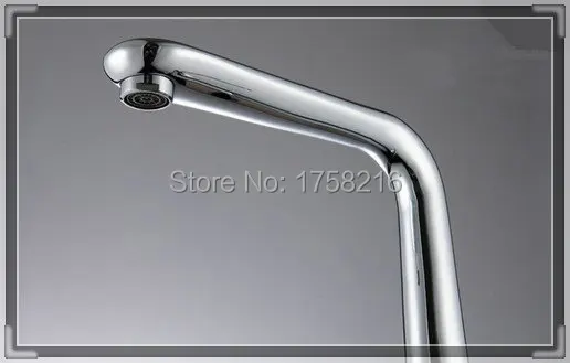2014 Freeshipping Contemporary Single Handle Hot Sell Beautiful Square Swivel Kitchen Faucet Sink Mixer Tap KF030 touch tap |