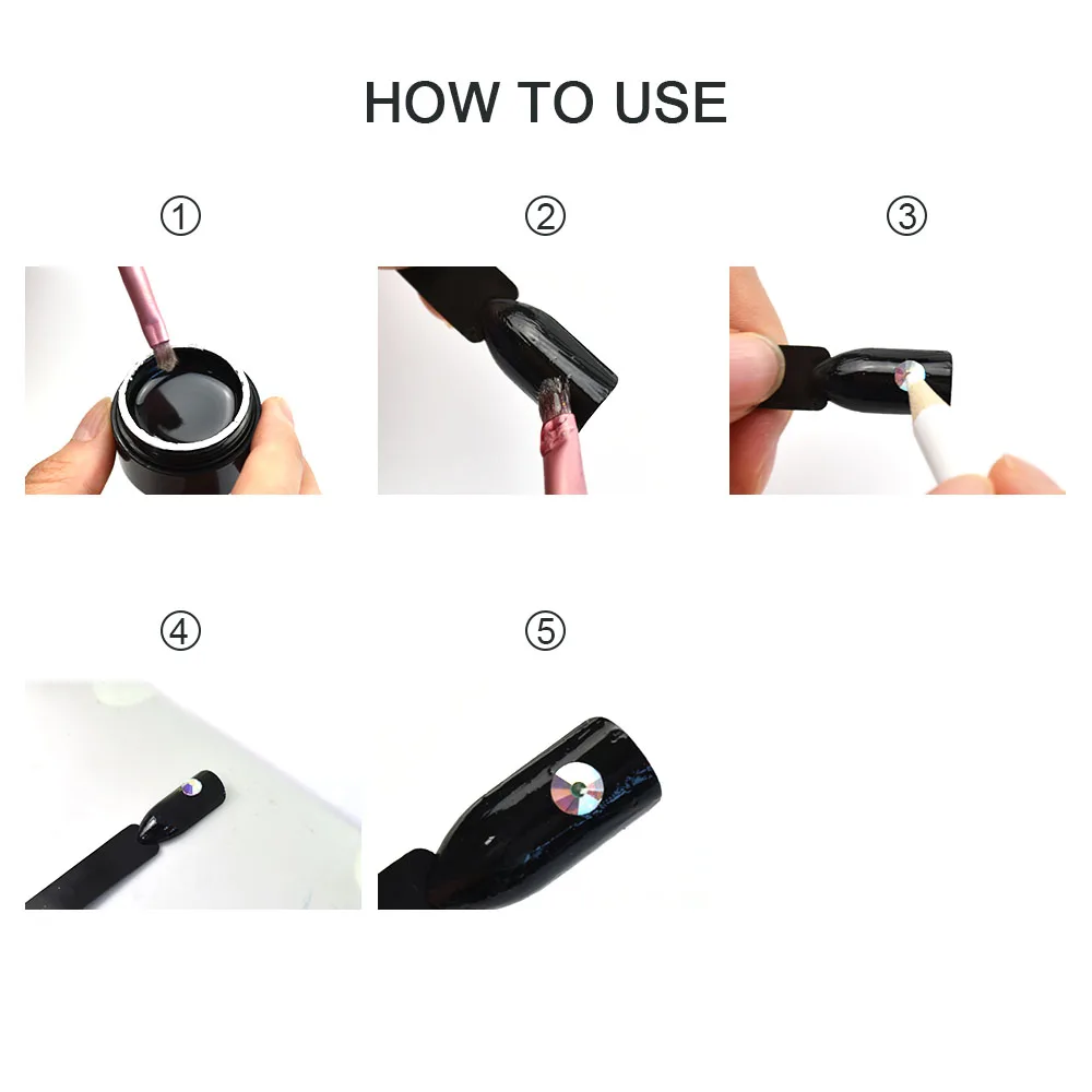 20 шт. 3D кристаллы камни для ногтей золотые стразы с плоской задней поверхностью