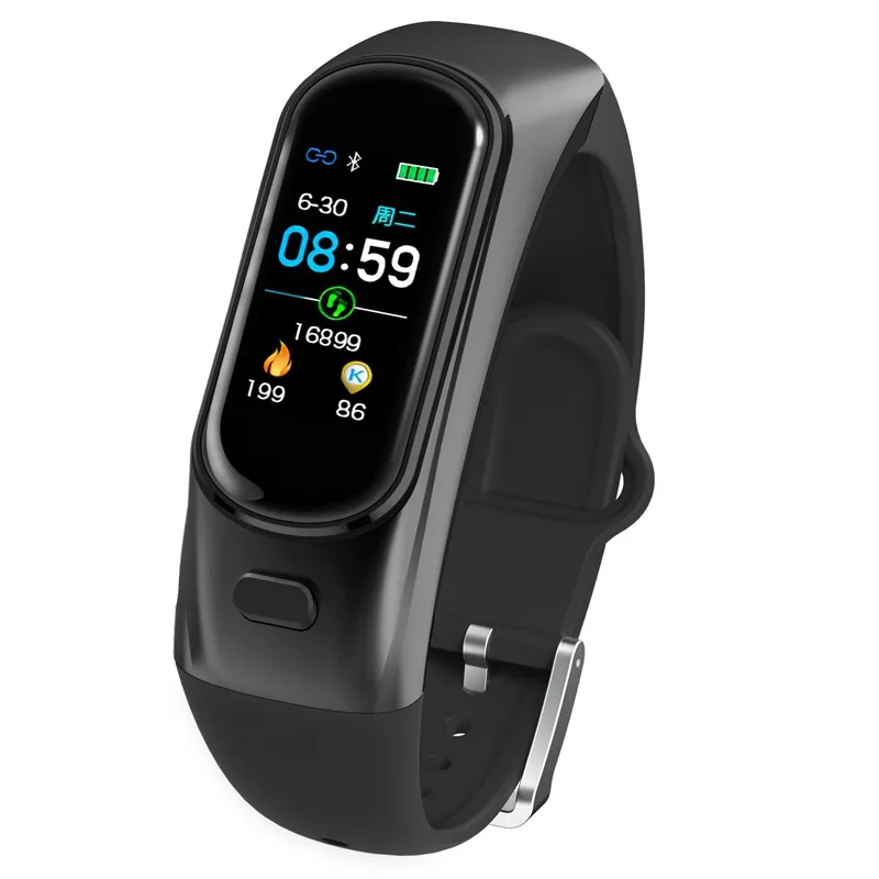 Смарт браслет FREZEN H109 с монитором сердечного ритма и артериального давления Bluetooth