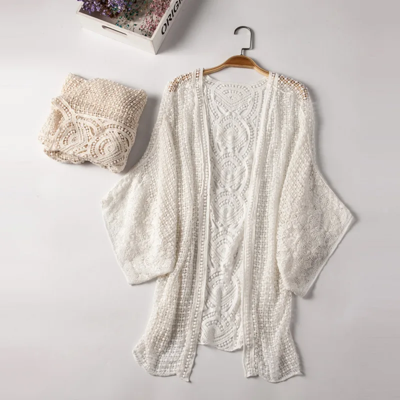 Блузка женская белая кружевная с рукавами-крылышками 2019 | Женская одежда
