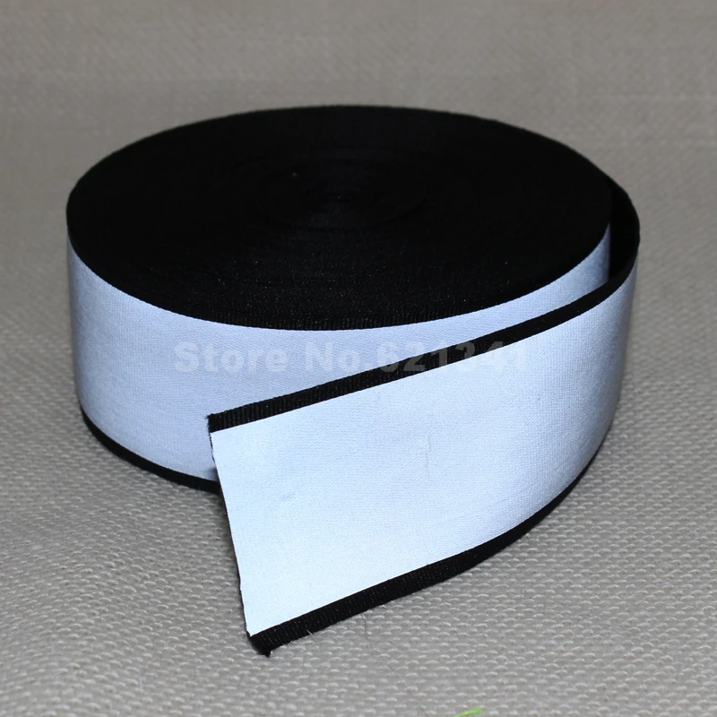 50 мм * 40 (Вт) черная Светоотражающая тканевая тесьма метчики лента окантовка