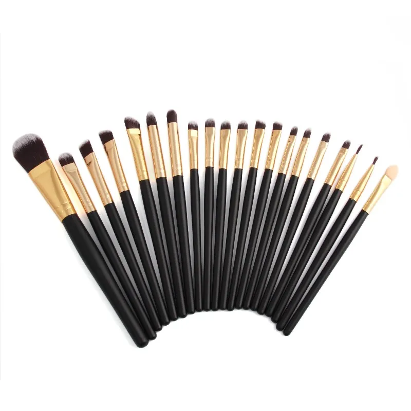 Vander Профессиональный 20 шт./компл. тени для век основа бровей Кисть губ кисти