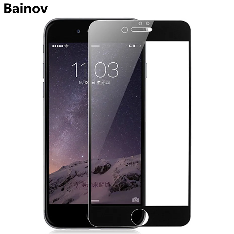 9H полное покрытие Защитное стекло для iphone 8 7 6 6s X XS MAX 5S se 5 защита экрана закаленное