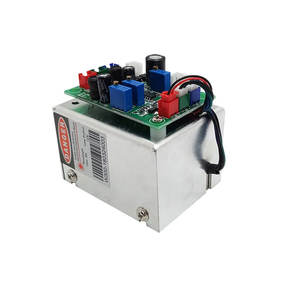 Обновленный белый лазерный модуль RGB 300 мВт 638нм + 520нм 450нм с TTL модуляцией платы