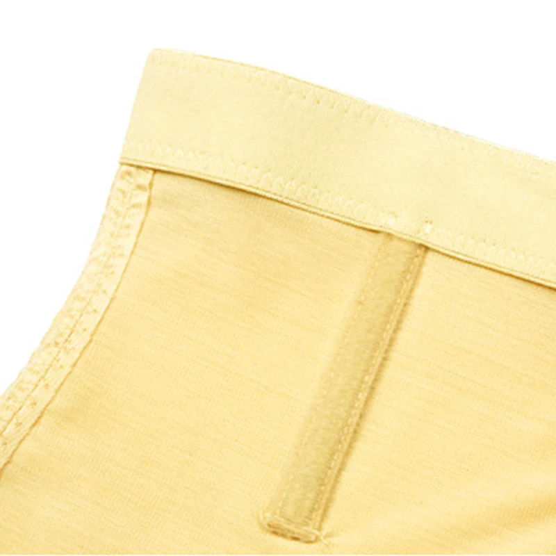 Контроль безопасности трусы женские спандекс высокое корсет slim fit Тонкий черный