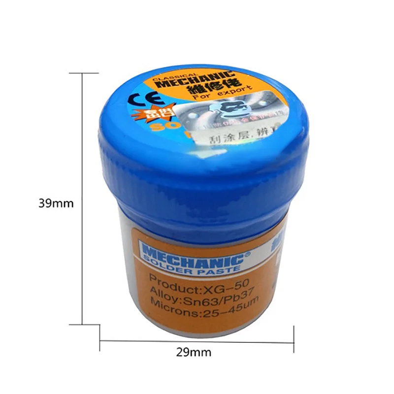 

10pcs Rosin Welding Flux Xg-50 Electric Original Mechanic Solder Paste Sn63/pb67 PCB BGA SMD Soldering Station Repair Tool