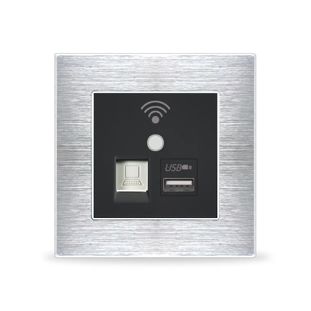 Настенный встроенный беспроводной wifi AP роутер телефон USB розетка настенное зарядное устройство wifi умная розетка электрические настенные розетки USB Repea