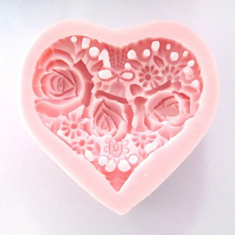 Сделай сам ко Дню Святого Валентина цветы Форма силиконовая форма для ручной