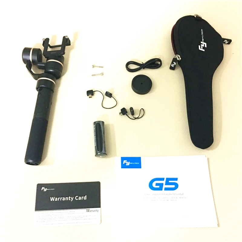Оригинальный FY FeiyuTech G5 (Feiyu G5) 3 осевой Ручной Стабилизатор для gopro hero 5 и других экшн