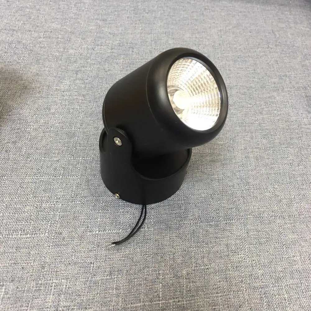 Новый точечный черный 4 шт. 7 Вт супер яркий свет 180 градусов вращение потолочный