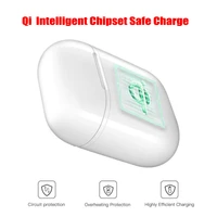 qi wireless charging earphone case box for airpods protective cover skin accessories forapple airpods charging box