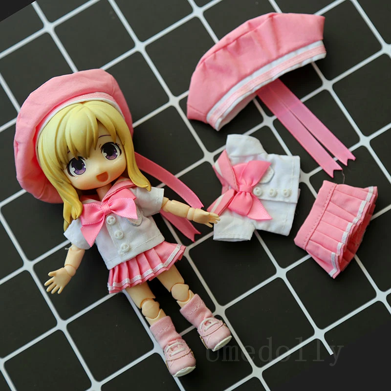 1 шт. прекрасный OB 11 кукла матроска костюм/шляпа для Obitsu 11, 1/12 BJD Кукла Одежда Аксессуары