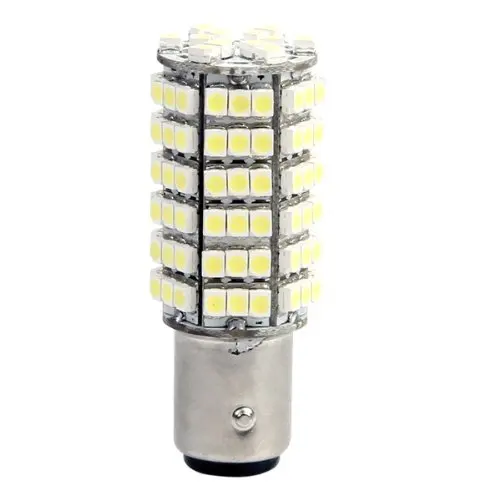 

Автомобильная лампа TOYL 1157 P21/5W 1016 белого цвета 3528 SMD 120, светодиодная лампа указателя поворота