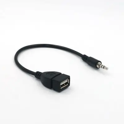 3 5 мм USB адаптер для прослушивания музыки в машине гнездо кабеля Мужской