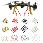 Запасные части для квадрокоптера Hubsan H501S H501C X4, Пропеллер CW CCW, защитное покрытие для FPV бесщеточная модернизация