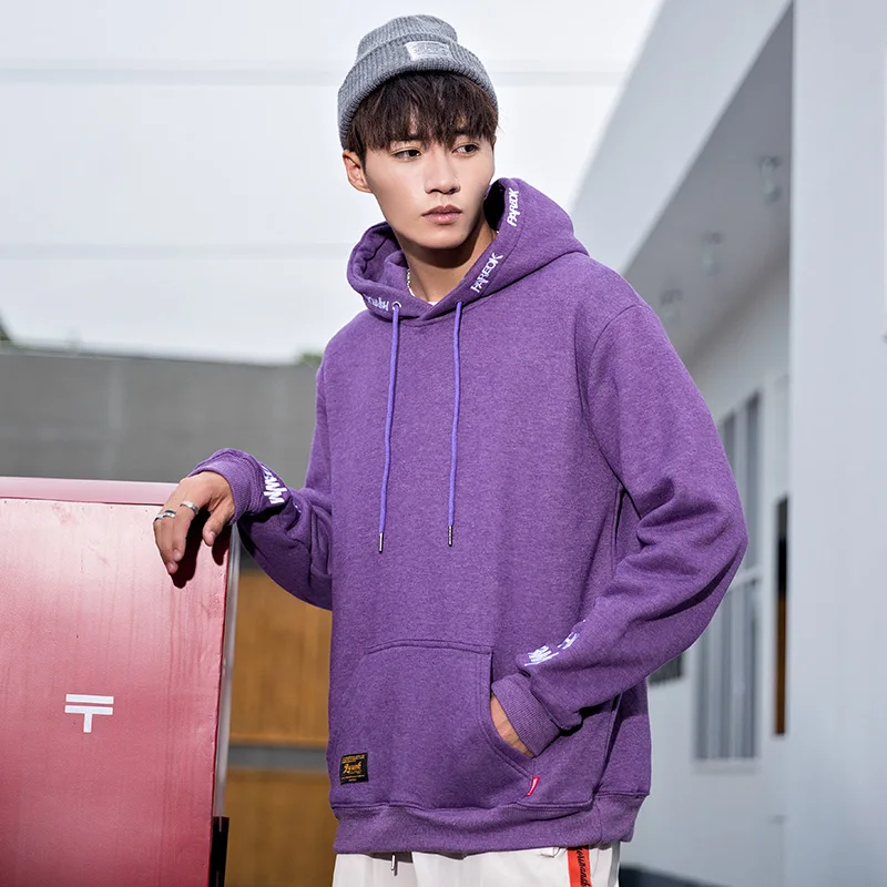 2018 толстовки для мужчин Sudaderas Hombre хип хоп s одноцветное цвет тенденции моды свитер