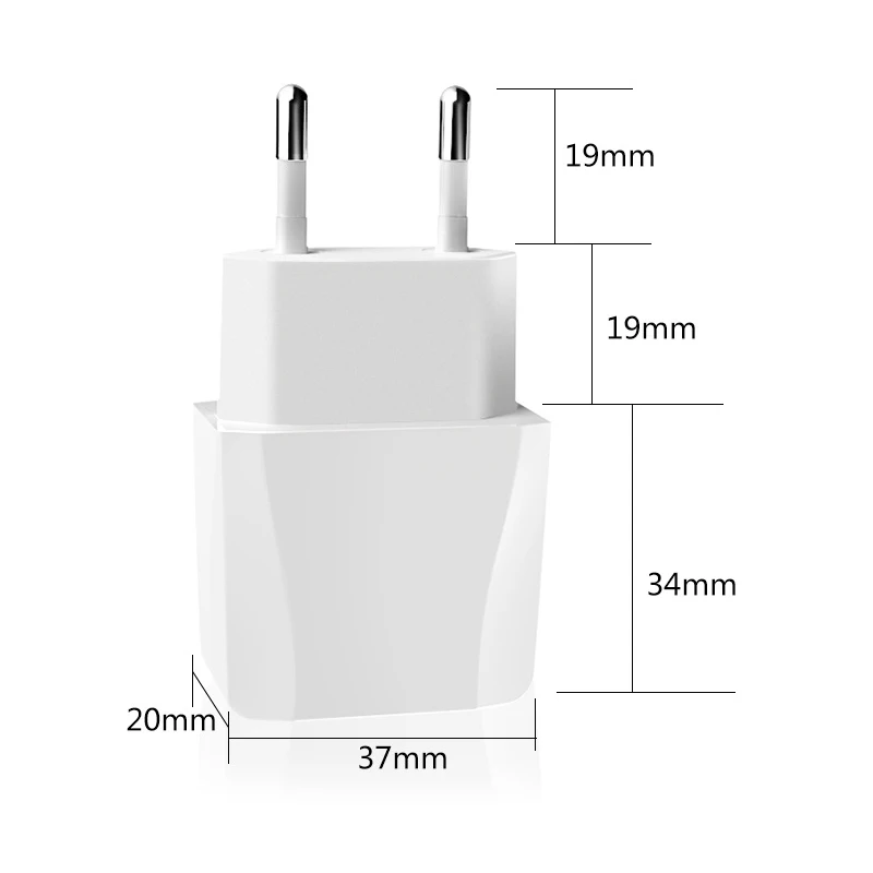 Дорожное зарядное устройство с двумя USB-портами 5 В 2 1 А | Мобильные телефоны и