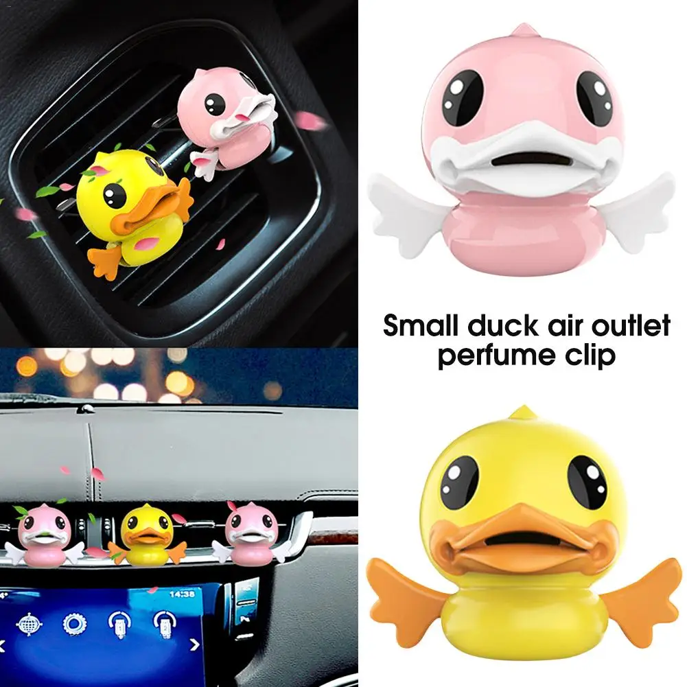 Автомобильный выход духи милый утка автомобили освежитель воздуха автомобиль