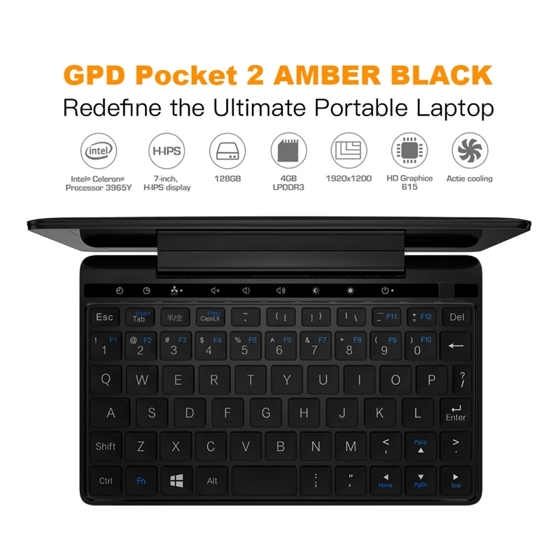 Gpd Карманный 2 7 дюймов Мини ПК карманный ноутбук 8 ГБ ОЗУ/128G Emmc контактный экран