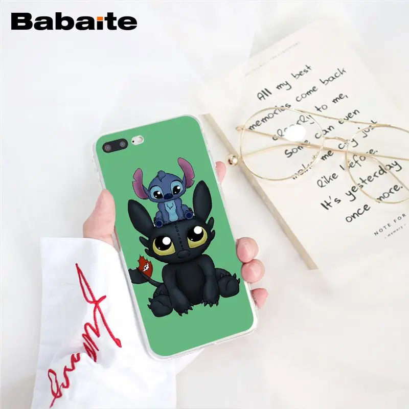 Babaite милый мультфильм Лило Ститч чехол для телефона чехол для iphone 11 Pro 11Pro Max 8 7 6 6S Plus 5 5S SE XR X XS MAX