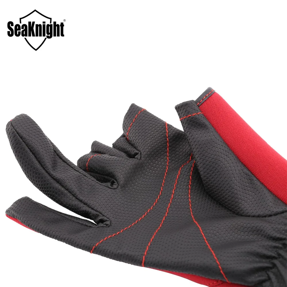 Рыболовные Перчатки SeaKnight SK03 1 пара/лот практичные дышащие перчатки из неопрена с