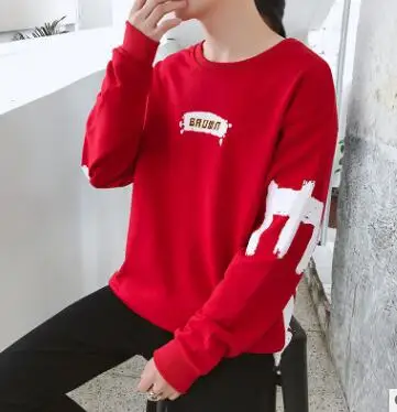 Для мужчин свитер 2018 новые свободные круглый вырез горловины Южнокорейская