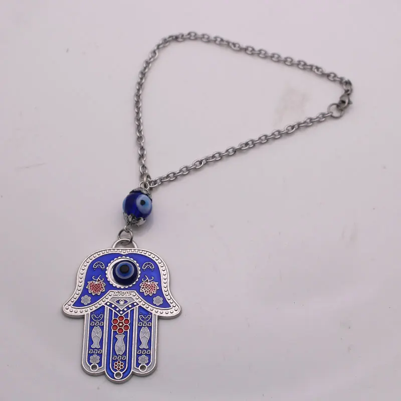 Хамса рука Фатимы Турецкий Дурной глаз зеркало заднего вида автомобиля кристалл