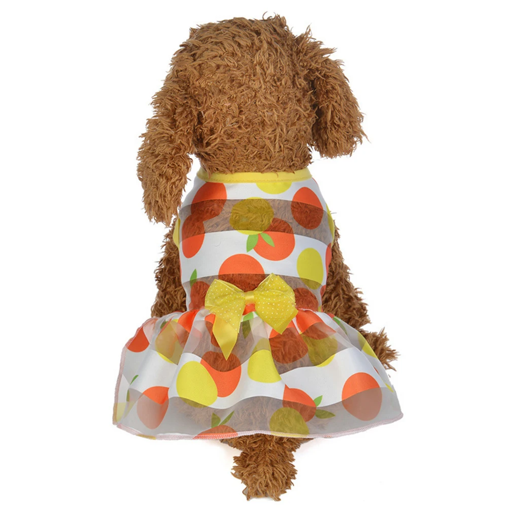 Small Dog Cat Clothes Princess Costumes Wear Resistant Summer Fancy Lovely Distinctive Apparels Bowknot Cute Pet Dress |