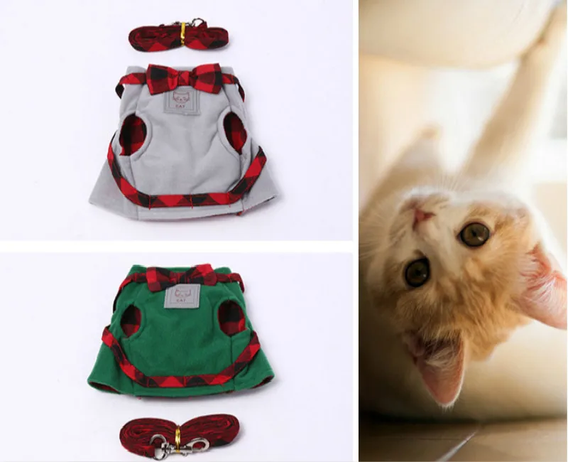 Шлейка для кошек и собак элегантный комплект из куртки поводка в британском