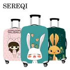 Чехол для багажа SEREQI Rabbit для путешествий 18-32 дюймов, защитный чехол для чемодана, чехол для защиты багажа, чехол для защиты от пыли, аксессуары для путешествий