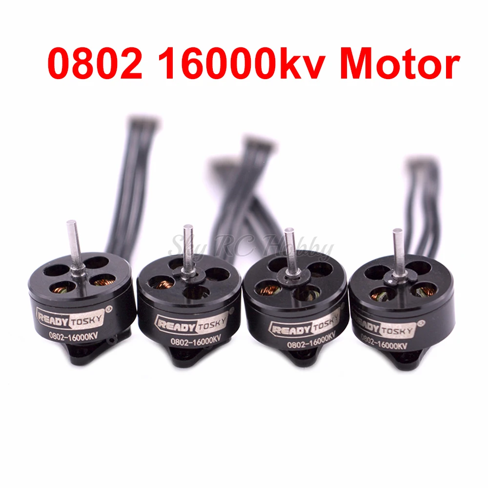 0802 1-2S 16000KV миниатюрный бесщёточный электродвигатель для Mobula7 Snapper7 Bwhoop75 75 мм Мультикоптер RC Drone запасные части