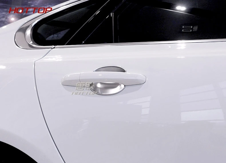 Для Jaguar XE XF углеродное волокно ABS Stylin боковая дверная ручка Чаша Дверная ручка защитное покрытие крышка отделка 4 шт