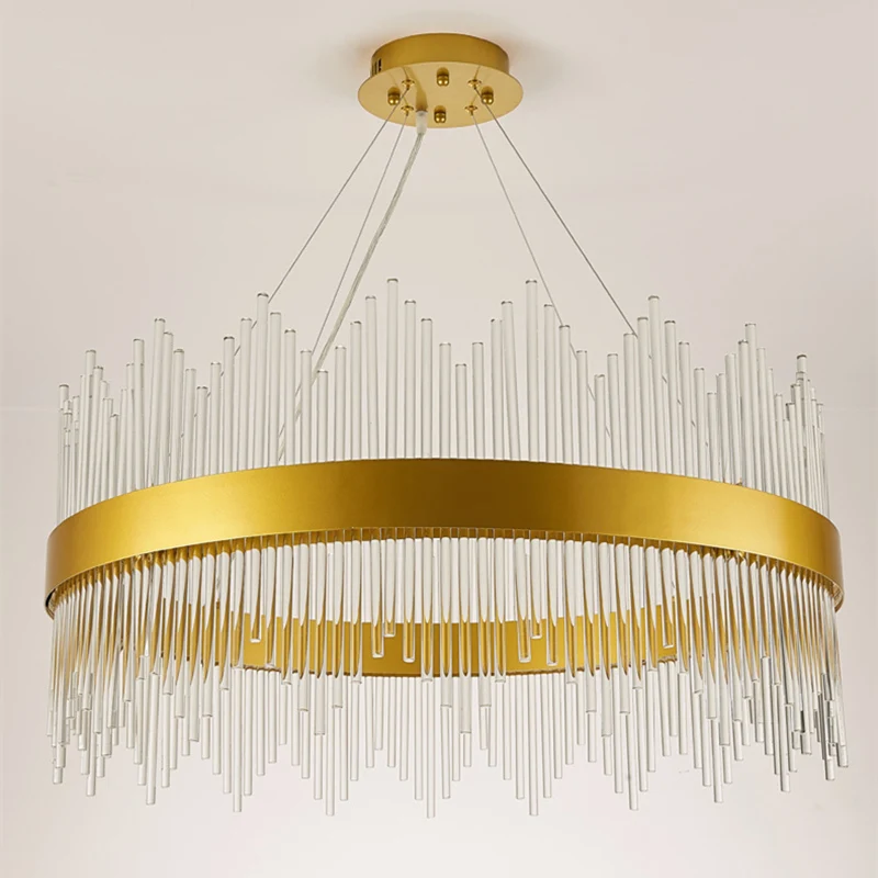 Современная хрустальная светодиодная люстра простой роскошный художественный