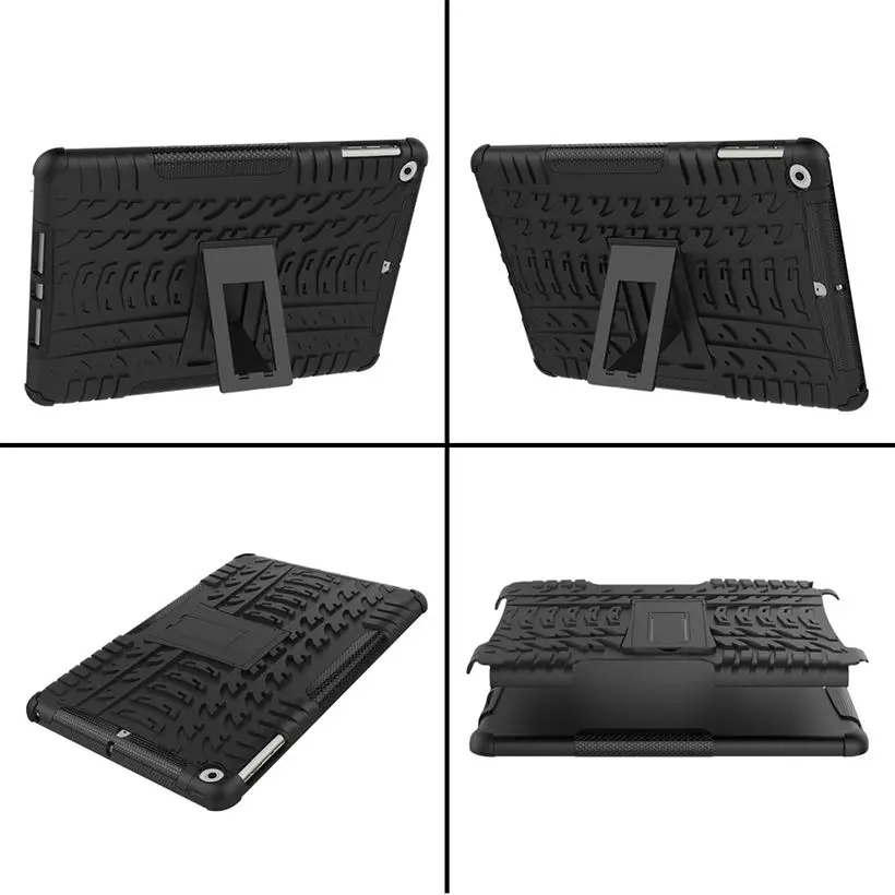 Чехол для ipad Air 1 2 TPU + твердая подставка из ПК задняя крышка нового iPad 9 7 2018 2017