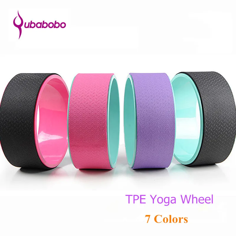 TPE + ABS колесо Йога/кольцо чудо йога круг Пилатес кольца домашний спортзал Фитнес