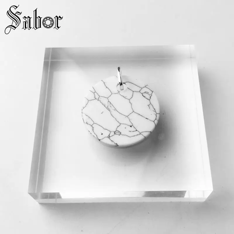 Подвеска белая Новая Модная бижутерия 2020 серебряного цвета подарок для женщин