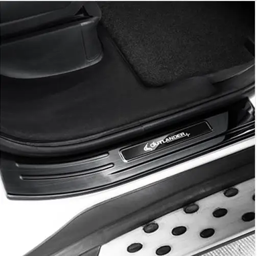 Stainless steel Door Sill Covers scuff plate guards protection For Mitsubishi Outlander 2013-2018 Car Accessories 4pcs | Автомобили и