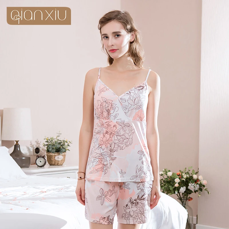 2019 летний бренд Домашняя одежда Женский Элегантная пижама наборы для ухода за